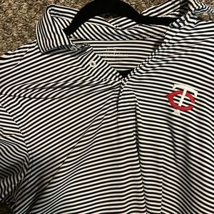Vineyard Vines Striped Minnesota Twins Polo Shirt